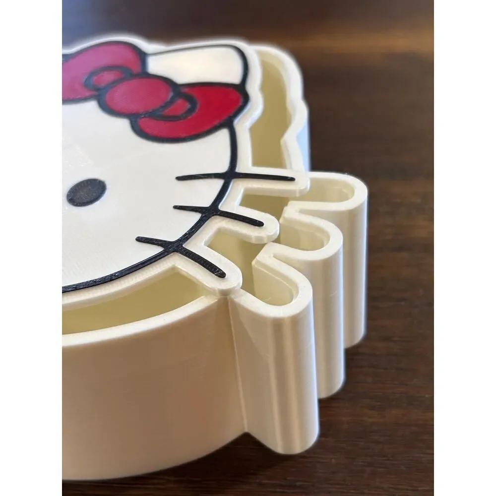 Hello Kitty Keepsake Box Lid Kawaii Box Trinket Jewelry Organizer Sanrio Décor